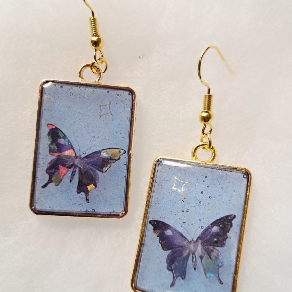 Boucles d'oreilles Battements d'ailes Célestes