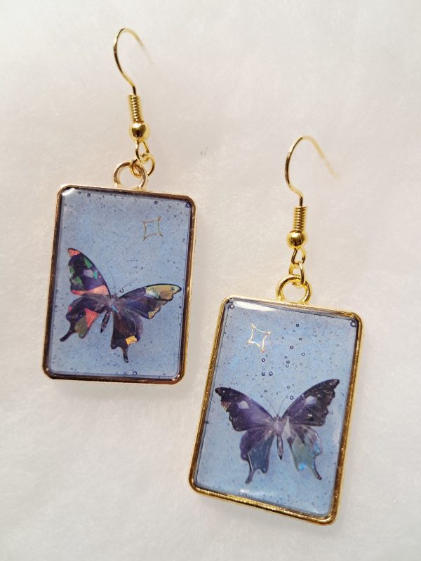 Boucles d'oreilles Battements d'ailes Célestes