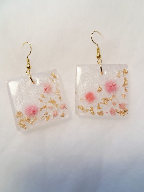 Boucles d'oreilles Eclat de Rosée Florale