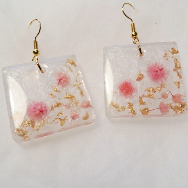 Boucles d'oreilles Eclat de Rosée Florale