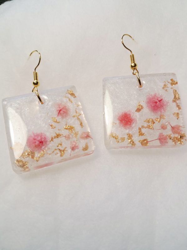 Boucles d'oreilles Eclat de Rosée Florale