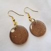 Boucles d'oreilles Lune de Terre Scintillante
