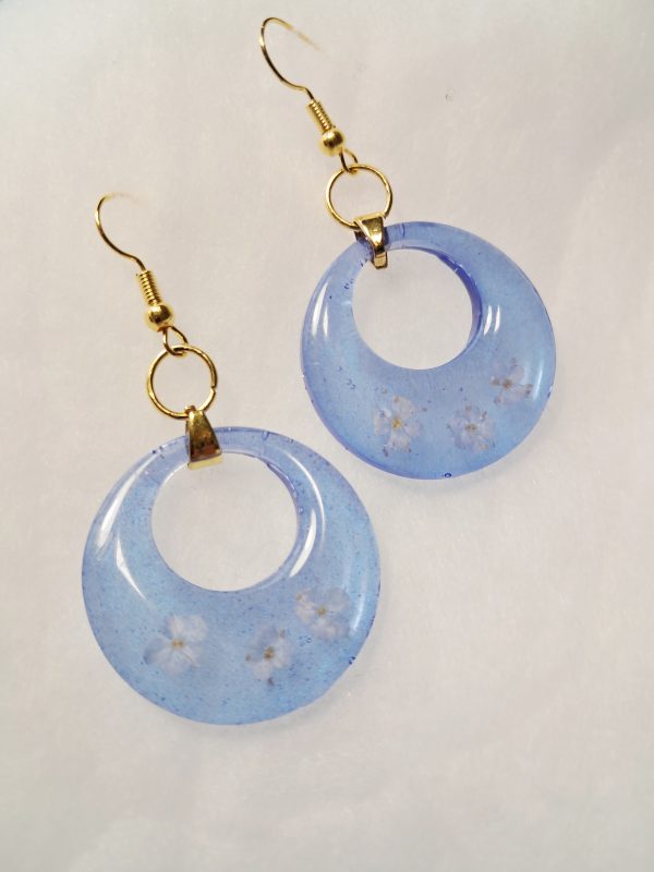 Boucles d'oreilles Souffle de ciel Hiver
