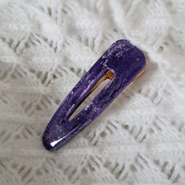 Barrette Lueur d'Améthyste