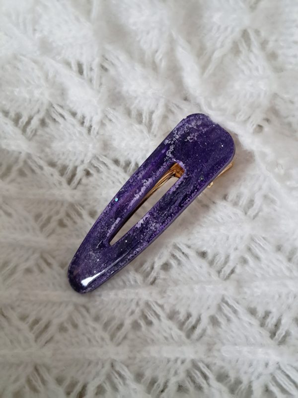 Barrette Lueur d'Améthyste
