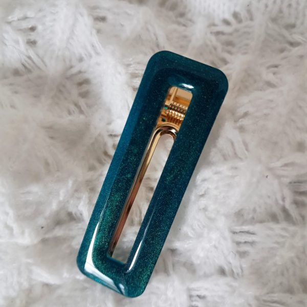 Barrette Nuit Turquoise