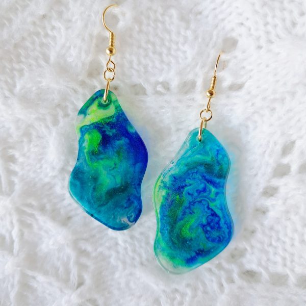 Boucles d'oreilles Lagune Claire
