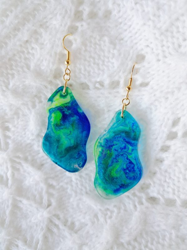 Boucles d'oreilles Lagune Claire