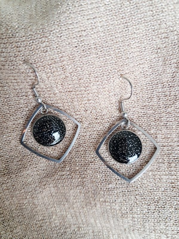 Boucles d'oreilles Astres Suspendus