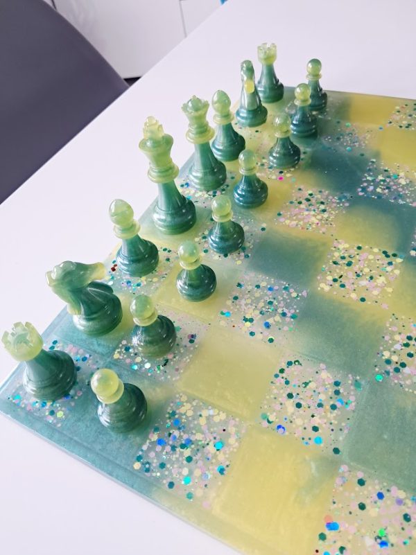Jeux d'échecs Jardin des Fées Emeraude