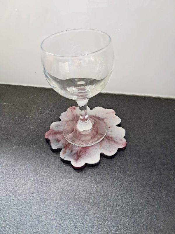 Dessous de verres Pétale d'Aurores Rosée