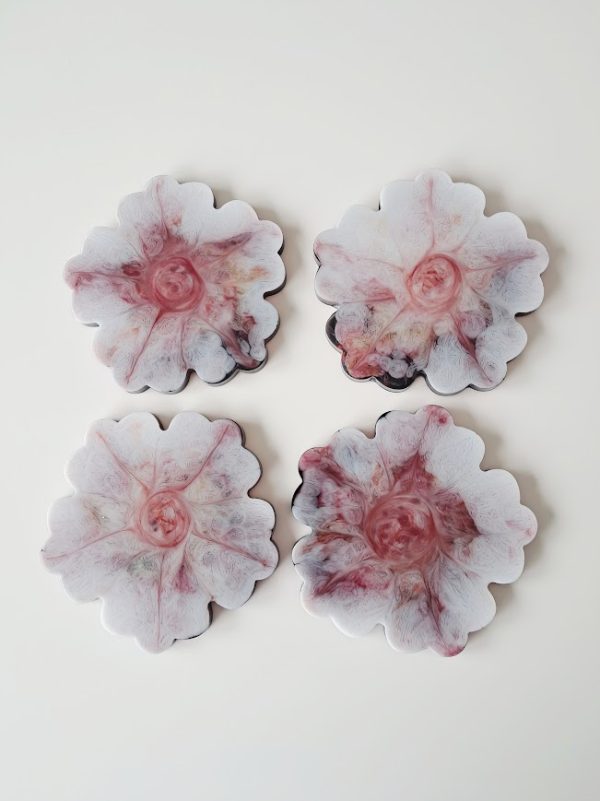 Dessous de verres Pétale d'Aurores Rosée