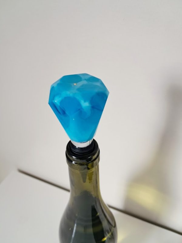 Bouchon de bouteille Cristal d'Aigue-Marine
