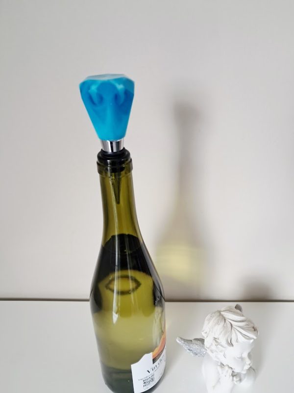 Bouchon de bouteille Cristal d'Aigue-Marine