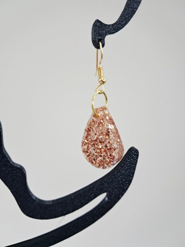 Boucles d'oreilles Gouttes Dorées