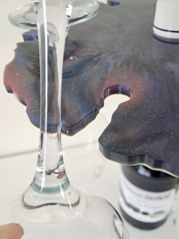 Repose verres à vin sur bouteille Couronne Galactique