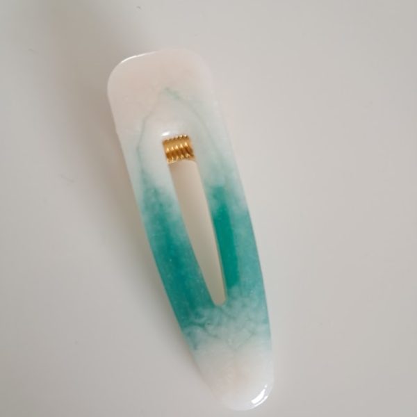 Barrette Lagune Emeraude