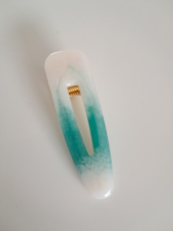 Barrette Lagune Emeraude