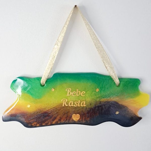 Plaque Bébé Rasta