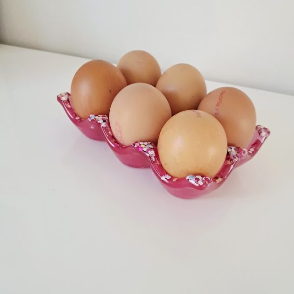 Boite à œufs Bonbon Pailleté