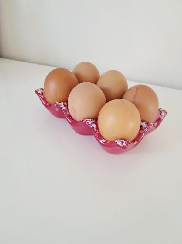 Boite à œufs Bonbon Pailleté