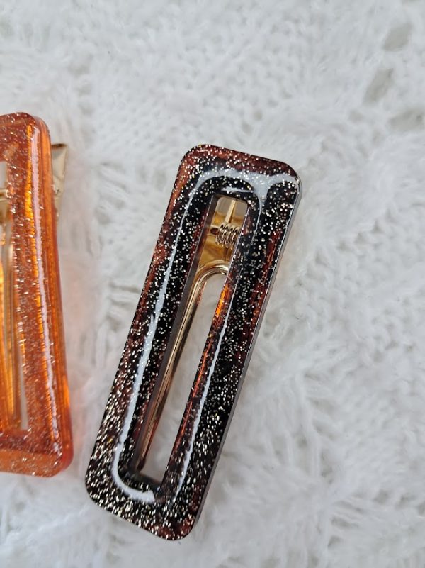 Duo de barrettes Nuit de Feu