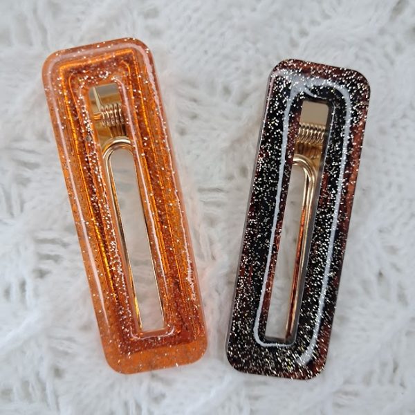 Duo de barrettes Nuit de Feu