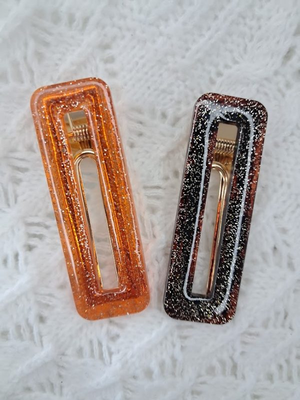 Duo de barrettes Nuit de Feu