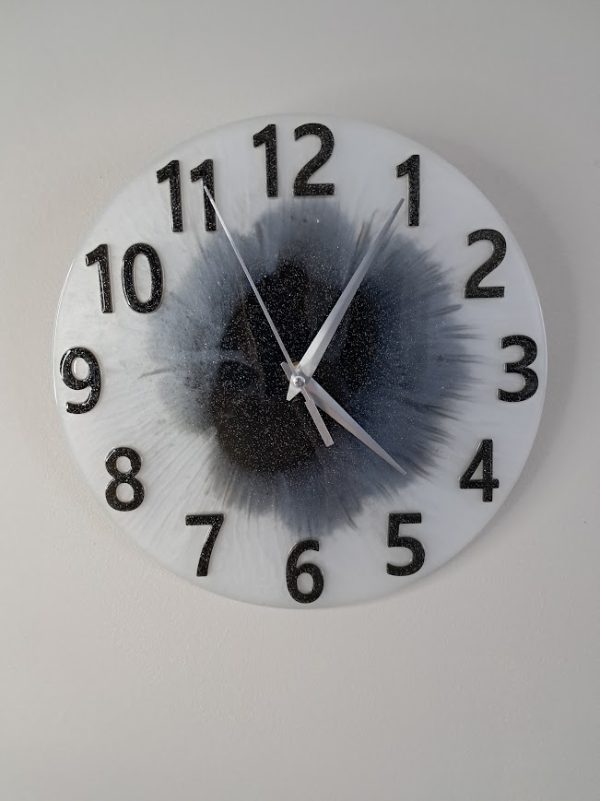 Horloge murale Encre Nocturne