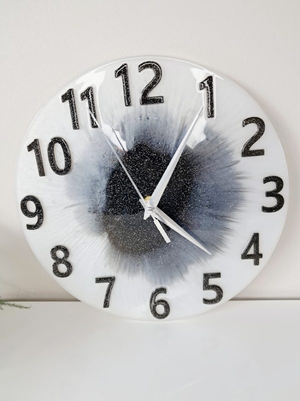 Horloge murale Encre Nocturne