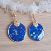 Boucles d'oreilles Bleu Cosmos