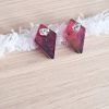Boucles d'oreilles Eclat Fuchsia