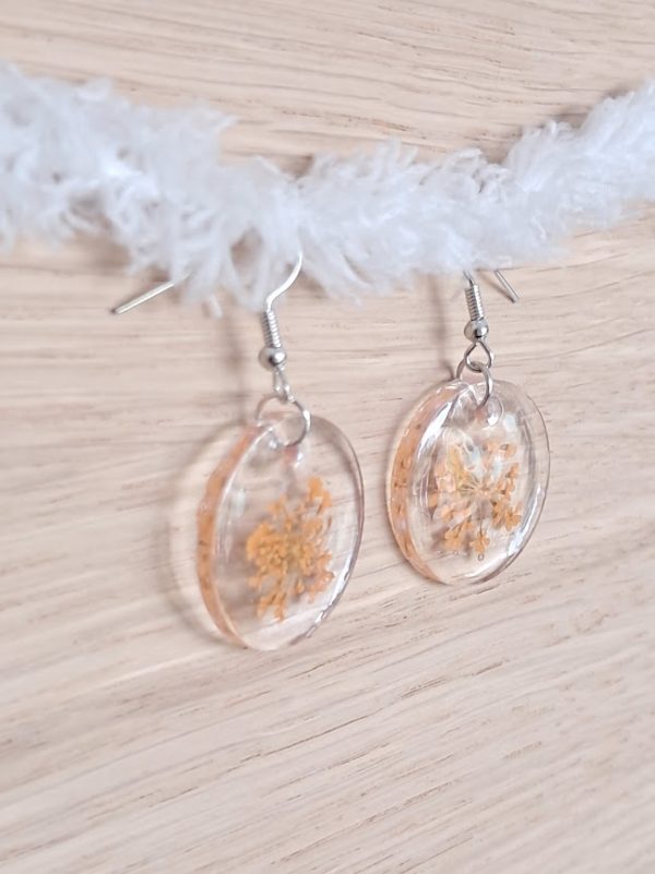 Boucle d'oreilles Fleur Eternel