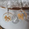 Boucle d'oreilles Fleur Eternel