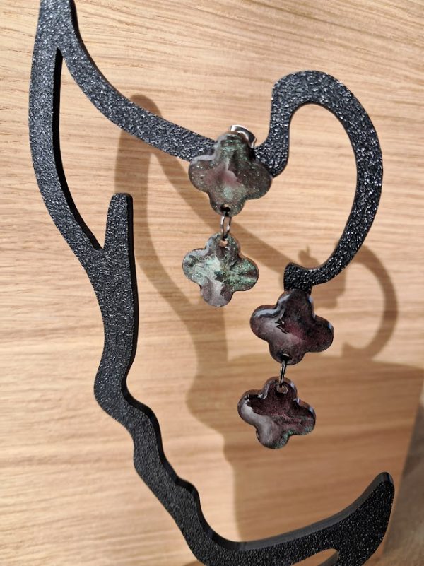 Boucles d'oreilles Trèfles Enchanté